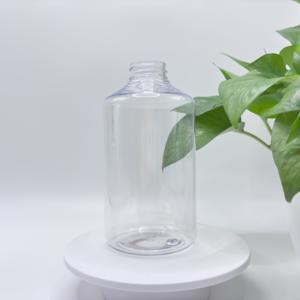 ब्लू पंप डिस्पेंसर कस्टम लोगो हैंड सैनिटाइज़र कंटेनर के साथ थोक 500 मिलीलीटर स्पष्ट पालतू बोतलें घर और वाणिज्यिक उपयोग के लिए - Product Image 2