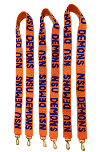 Correa de Hombro con Cuentas Blancas y Naranjas Bordadas a Mano Personalizadas, Elegante y Única, un Accesorio de Joyería para Chicas - Product Image 6