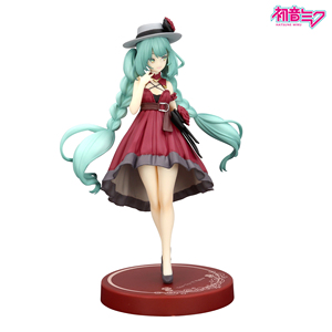 Figura Coleccionable Original de Anime Waifu, Serie Miku Trio Try IT, Versión Vestido Rojo, PVC ABS Auténtico, en Caja Original, Venta al Por Mayor - Product Image 6