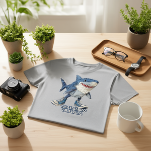 T-Shirt Unisex 100% Cotone Stile Casual con Stampa Personalizzata di Rose 210GSM Taglie XL e 2XL Fornitura ODM - Product Image 3