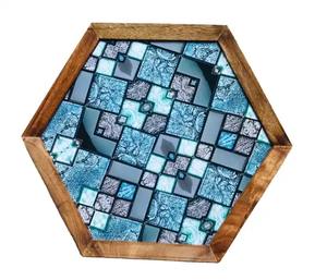 Plateau de service en bois Meena de haute qualité sur mesure pour la maison, pour le stockage des fruits à bas prix - Product Image 2