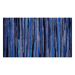 Chindi Rag Rugs Classic Tonal Reversible Lavable PET Friendly Algodón Patrón geométrico Alfombra trenzada - Product Image 1