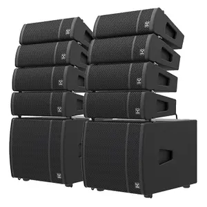 Music concert passive double 10 inch big audio sound system professional box outdoor speaker line array