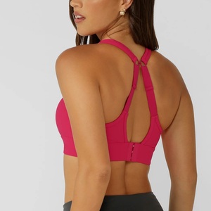 New Arrival High Support Backless Sports Bras for Women Crisscross Straps Spandex/Nylon Fitness Running Gym Yoga Custom Logo - Product Image 3