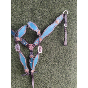 Qualité supérieure Western Horse Split Ear Headstall Dernière conception Outillage Sculpture Équestre Équitation Tack Prix compétitifs - Product Image 6