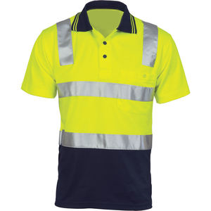 Camiseta Polo de Alta Visibilidad para Hombre, Manga Corta, Ropa de Trabajo, Reflectante, de Seguridad, con Personalización - Product Image 1