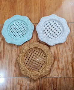 Plato de Bambú Ecológico de Alta Calidad - Diseño Bohemio, Forma Redonda, para Bodas y Eventos, Bao Minh Linda 20261 - Precio Económico - Product Image 3