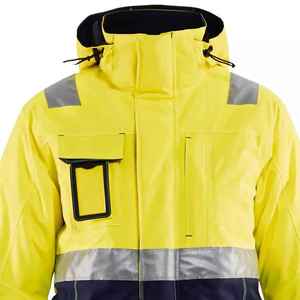 Vestes de vêtements de travail de haute qualité pour femmes vestes réfléchissantes veste de sécurité personnalisée durable pour la construction plusieurs poches - Product Image 3