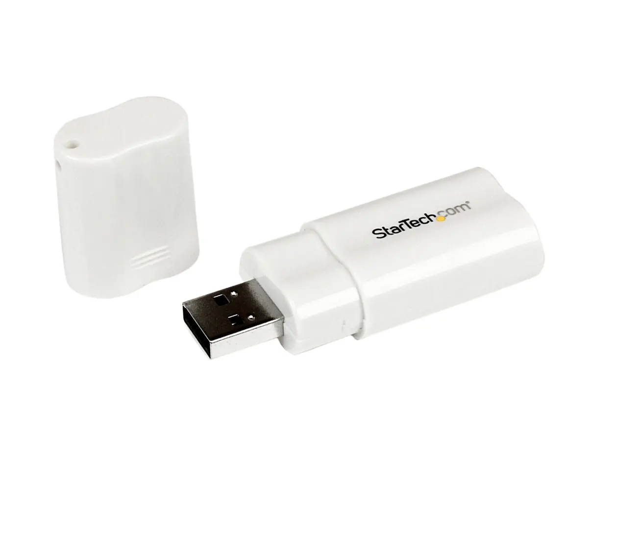 Dongle Audio USB bianco Startech più venduto per scopi di trasmissione Audio dal produttore statunitense ai migliori prezzi
