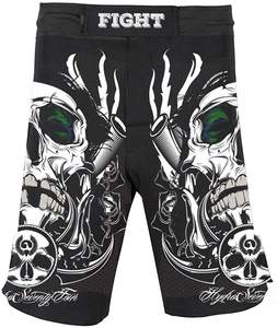 Shorts de MMA en polyester imprimés par sublimation, légers, respirants, avec ceinture élastique, équipement d'entraînement pour le sparring - Product Image 3