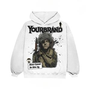 Winter Clean Fit Heavy Weight Logo personnalisé Hommes 360gsm 610 Gsm Fleece Cotton Boxy Fit Hoodie plain hoodies for men oversize - Product Image 1