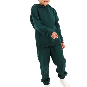 ชุดแทรคสูทเด็กผ้าฝ้ายเนื้อนุ่มระบายอากาศดี ไซส์ใหญ่พิเศษ สำหรับฤดูหนาว แบบมีฮู้ด สีพื้น สไตล์สตรีทแวร์ คุณภาพพรีเมียม - Product Image 6