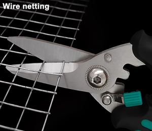 OEM ODM Taiwán Proveedor 185 mm Tijeras multiusos resistentes para oficina Hogar y necesidades de corte Industrial - Product Image 5