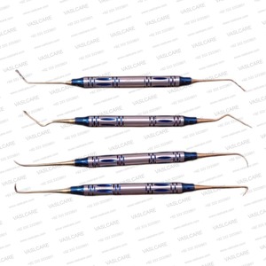 Ensemble d'instruments de levage de sinus de 4 instruments de chirurgie endodontique enduits polis par titane dentaire d'implant par Vaslcare - Product Image 5