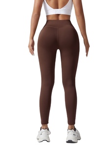 Women's Yoga Spandex/Polyester High Waist Breathable Velour Knitted 220g <b>Leggings</b> Vintage Style Full Length Solid <b>Pattern</b> 2026 - Product Image 6