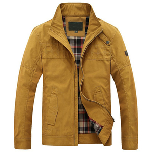 Veste en cuir pour hommes en gros Fermeture à glissière Vestes en cuir personnalisées Qualité supérieure Coupe-vent Vestes pour hommes à la mode - Product Image 2