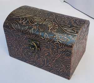 Boîte à bijoux en bois faite à la main pour les filles/femmes élégant organisateur de stockage vitrine cadeaux d'anniversaire mariée porter-fait PC matériel - Product Image 2