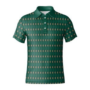 Polo de Golf Elegante para Hombre, de Secado Rápido, Tejido Elástico, Manga Corta, para Fabricación al por Mayor de Marcas de Ropa - Product Image 4