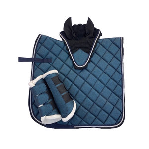 Almohadillas de sillín inglesas de doma de primera calidad de la mejor calidad, carcasa de cuero con forro de polialgodón para montar a caballo y saltar - Product Image 2