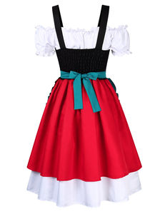 Tanque Damen Dirndl vestido de marca 100% algodón hermoso auto bordado alemán Dirndl personalizado Dirnd vestido Trachten Dirndl 2025 - Product Image 6