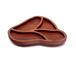 Tableware Catering Decoration Wooden <b>Tray</b> Hot Sale Hand Engraved Decorative Customized Shape <b>Tray</b> - Product Image 1