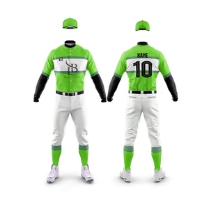 Uniforme de Béisbol Personalizado de la Mejor Calidad para Venta en Línea, Servicio OEM, Uniforme de Béisbol Ligero y Cómodo Personalizado - Product Image 1