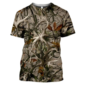 Comprar ahora 2025Hot Sale 100% Cotton Real Tree Camo Shirt Camisetas Hip Hop Hunting Tops Fashion Street Wear T Shirt Hombres - Product Image 6