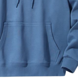 Sweat à capuche bleu pull polaire unisexe coton épais à capuche Meilleur logo personnalisé uni surdimensionné chaud hiver vêtements décontractés fournisseur de sweat à capuche - Product Image 4