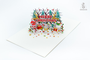 ขอแสดงความยินดีงานฝีมือกระดาษแบบปรับแต่งได้และขอบคุณการ์ดอวยพรคริสต์มาสการ์ดเชิญวันหยุดเทศกาลสำหรับของขวัญ - Product Image 3