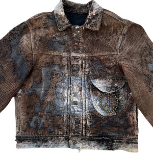 Viral Streetwear Denim Jacket For Man Designed For 2025 Fashion Trends Perfect For Layering And Casual Everyday Stylish Outfits - Product Image 3