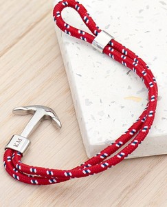 <b>Mens</b> Blue Rope Nautical Anchor Bracelet, Gifts <b>for</b> Him, Birthday Gifts, Christmas Gifts, <b>Men's</b> - Product Image 2