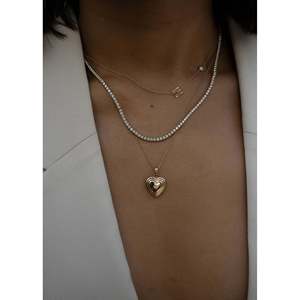 Diana Tennis 6.20ctw White Gold Diamond <b>Necklace</b> - Product Image 5