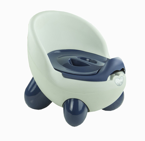 Orinal de plástico para bebé, silla de plástico ecológica con diseño azul, logotipo personalizado OEM, Embalaje de artículos - Product Image 5