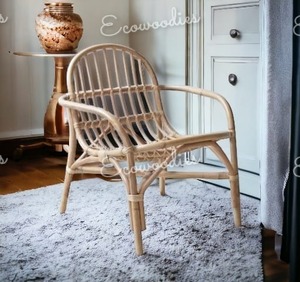 Silla de madera con brazo de ratán de bambú para comedor de alta calidad, asientos cómodos para decoración del hogar, interiores, uso en el parque, muebles elegantes de Bambú - Product Image 6