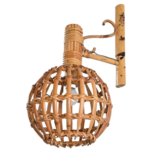 Nueva Producción de portalámparas de Arte de ratán natural, pantalla clásica para decoración de pared de la habitación del hogar - Product Image 1