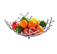 Seau à fruits en métal de qualité supérieure et fait à la main pour la cuisine et la table Bol à fruits en métal à bas prix