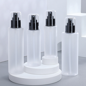 100ml 120ml 150ml bottiglie vuote smerigliate per animali domestici Dispenser lozioni cosmetiche per <span class=keywords><strong>crema</strong></span> e siero per la cura <span class=keywords><strong>della</strong></span> pelle - Product Image 4