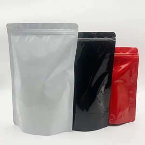Custom Printed Smell Proof Stand Up Resealable Ziplock Aluminum <b>Foil</b> Bag with Oval Clear <b>Window</b> Multiple Colors Available - Product Image 4