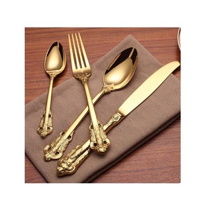 Ensemble de couverts en acier inoxydable avec poignée élégante, poli miroir, pour les hôtels, les restaurants et les maisons, nouvelle collection Offre Spéciale - Product Image 1