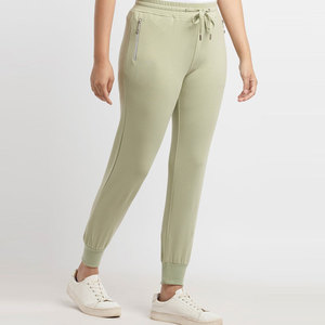 Marque privée 2023 hiver plat devant taille haute séchage rapide respirant léger femmes pantalons décontractés coton/Polyester - Product Image 2