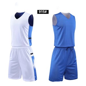 Conjuntos de Uniformes de Baloncesto Premium para Adultos, Hechos a Medida, Tallas Grandes, Camisetas sin Mangas, Pantalones Cortos, Fabricante OEM ODM, 100% Poliéster - Product Image 2
