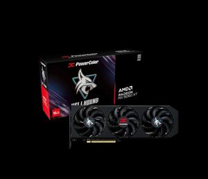 Tarjeta de Video P o w e r C o l o r Hell Hound RX 9060 XT 16GB GDDR6 PCIe 5.0 VGA RX 9060XT GPU RX9060 XT - Product Image 1