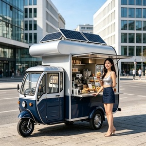 Camión de Comida Tuktuk con Cocina Completa y Toldo para Venta de Comida Callejera Urbana y Servicios de Entrega - Product Image 2