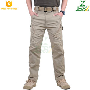 Pantalon tactique de randonnée pour homme, coupe droite, mi-léger, en coton, pantalon cargo d'extérieur, plusieurs poches, design durable, camping rapide - Product Image 2