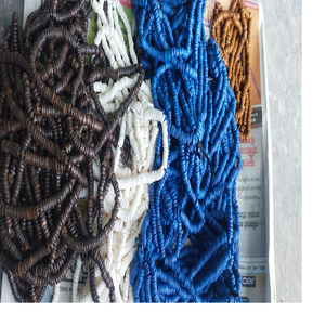 Cuentas de disco de hueso hechas a medida, color blanco y azul, ideal para uso por diseñadores de joyería y Tiendas de Cuentas para reventa - Product Image 4