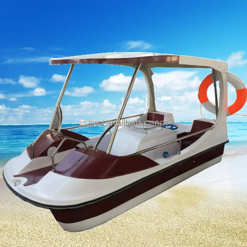 Barco de fibra de vidro para pedal, pedal de barco personalizado, cor para 4 pessoas, com pedal de pé, para venda