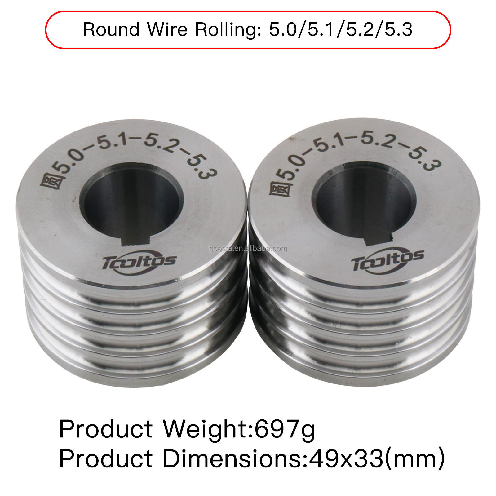 5006(Pair) Round Wire Rolling 5.1/5.2/5.3