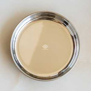 Assiettes Traditionnelles Chinoises en Laiton et Acier pour Riz, Vaisselle de Service pour Restaurants et Hôtels, Assiettes à Fruits et Steaks - Product Image 3