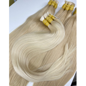 Extensions de cheveux vietnamiennes naturelles vierges 100% brutes à double tirage et vente en gros du Vietnam immédiatement après le lavage - Product Image 5