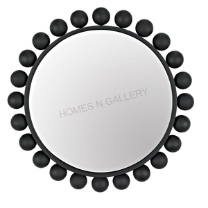 New Luxury Design Metal Iron Living Room Decorative Black Matt Metal Mirror <b>Frame</b> At Cheap Price From Indian Manufacturers - Product Image 6